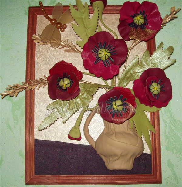 Картина з шкіри своїми руками. Майстер-клас