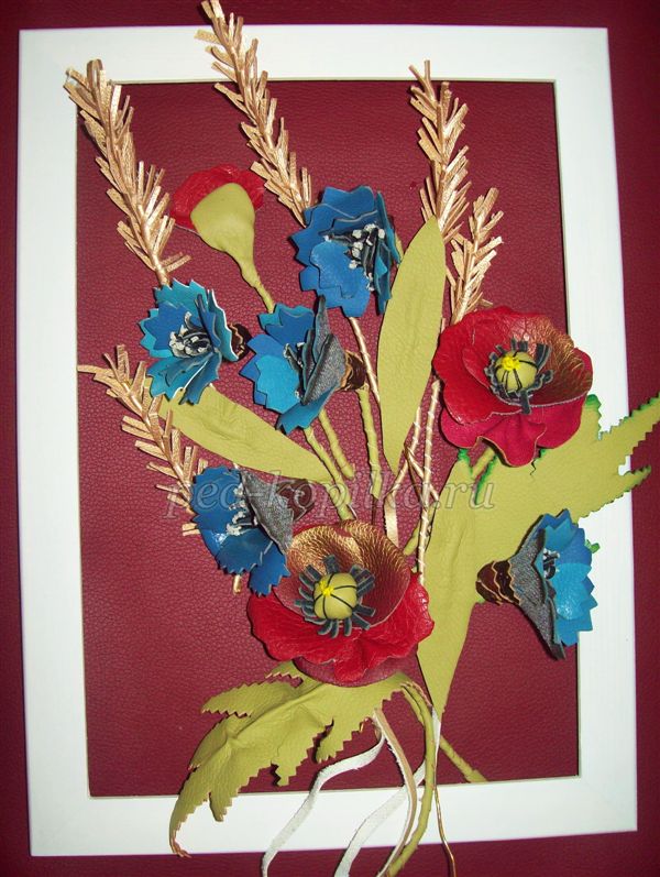 Картина з шкіри своїми руками. Майстер-клас