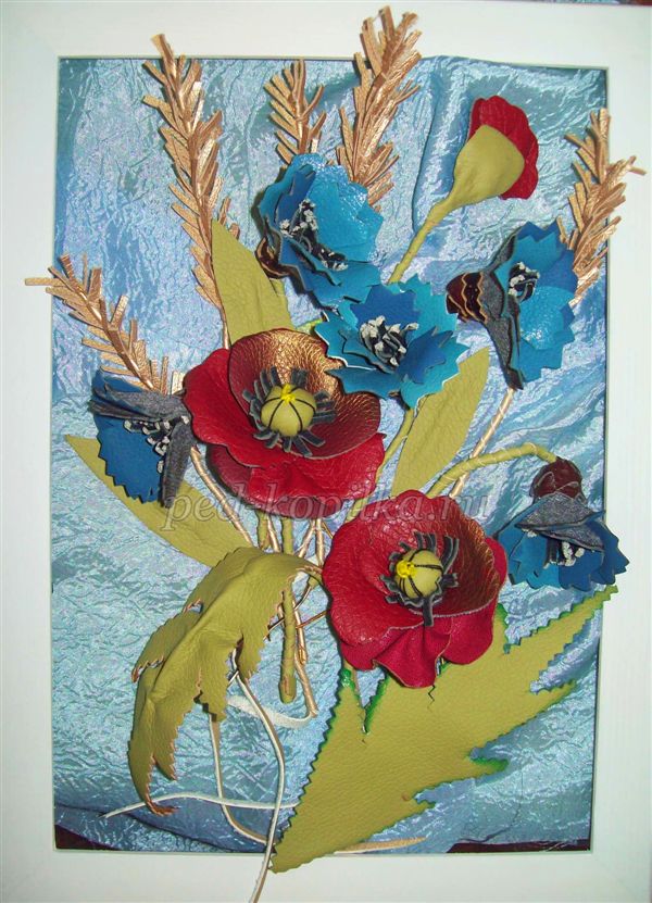 Картина з шкіри своїми руками. Майстер-клас