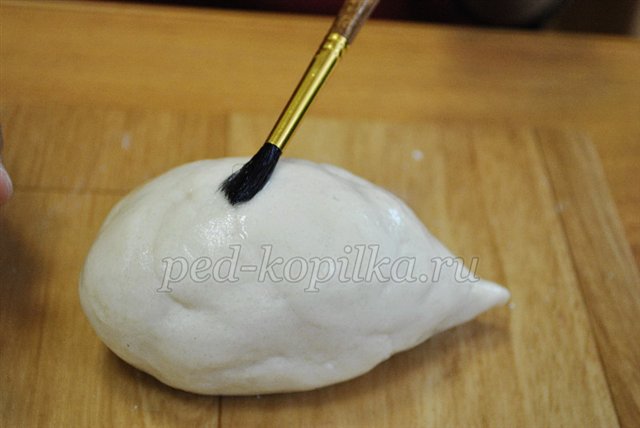 Осіння композиція з листя і солоного тіста своїми руками