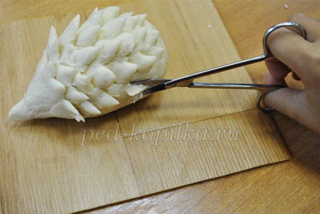 Осіння композиція з листя і солоного тіста своїми руками