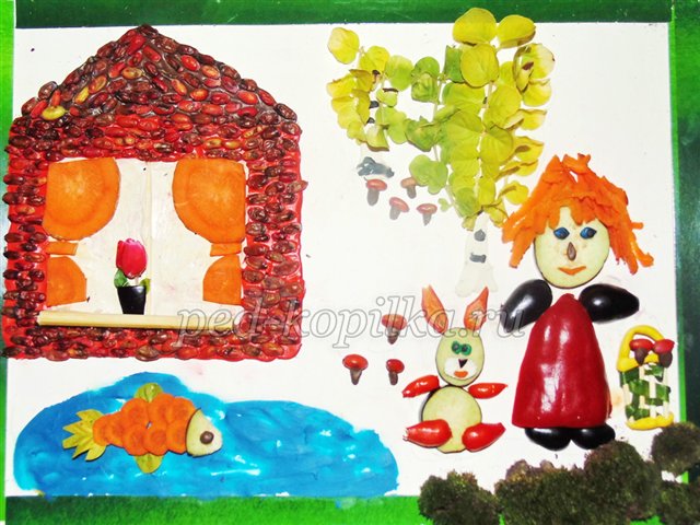 Осінні вироби з природного матеріалу в старшій групі Осінні вироби з природного матеріалу в старшій групі