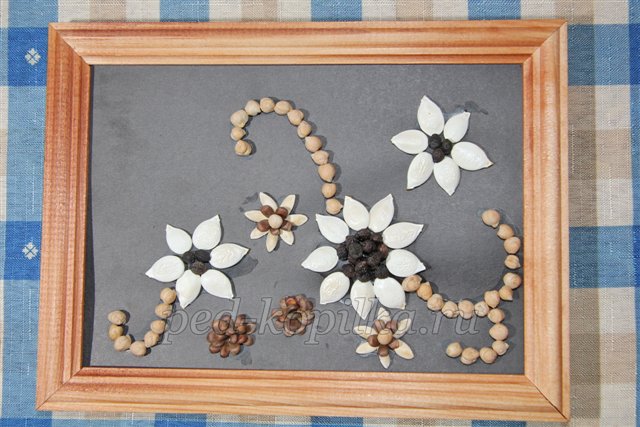 Вироби з природного матеріалу. Квіти з насіння. Майстер-клас Вироби з природного матеріалу. Квіти з насіння. Майстер-клас