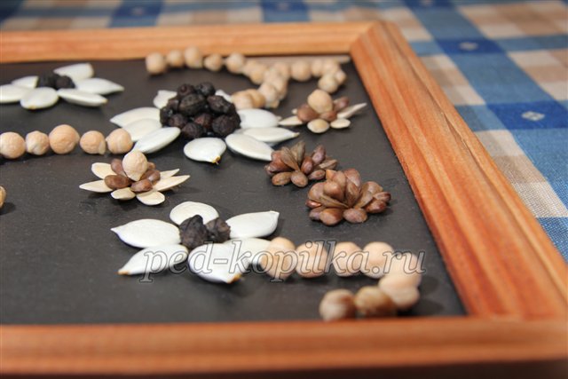 Вироби з природного матеріалу. Квіти з насіння. Майстер-клас Вироби з природного матеріалу. Квіти з насіння. Майстер-клас