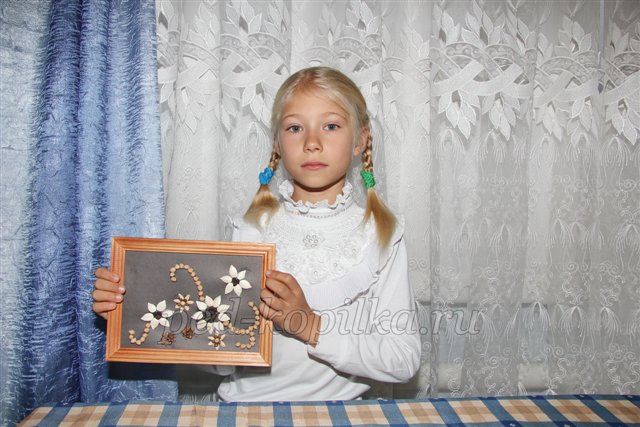 Вироби з природного матеріалу. Квіти з насіння. Майстер-клас Вироби з природного матеріалу. Квіти з насіння. Майстер-клас