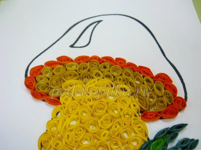 Гриби в техніці квіллінг. Майстер-клас