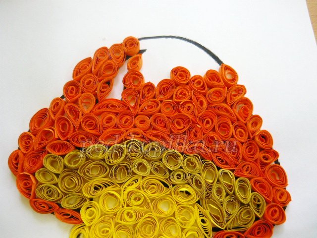 Гриби в техніці квіллінг. Майстер-клас