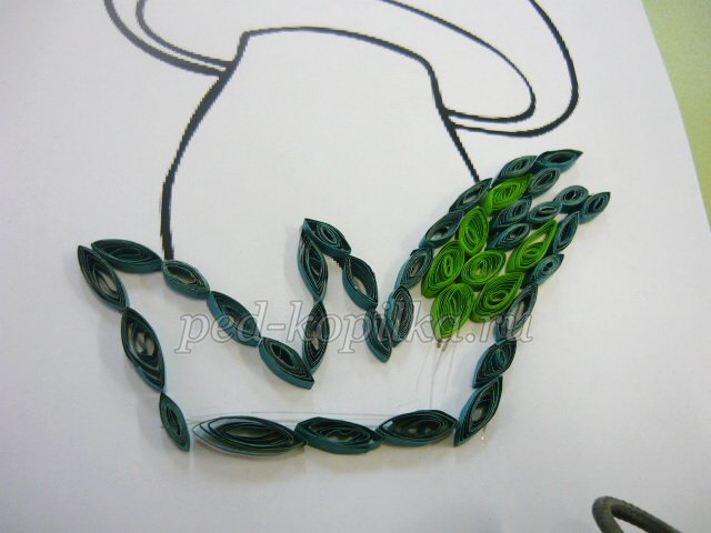 Гриби в техніці квіллінг. Майстер-клас