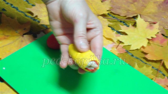 Осіння композиція з солоного тіста Осіння композиція з солоного тіста