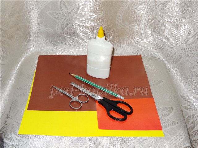 Осіння аплікація. Майстер-клас Осіння аплікація. Майстер-клас