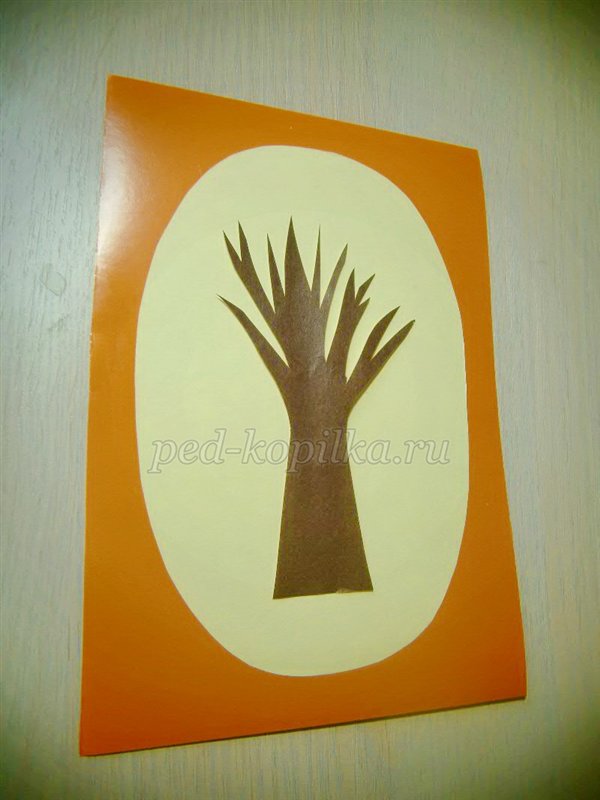 Аплікація на тему Осінь Аплікація на тему Осінь