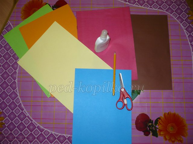 Аплікація на тему Осінь. Майстер-клас Аплікація на тему Осінь. Майстер-клас