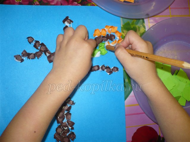 Аплікація на тему Осінь. Майстер-клас Аплікація на тему Осінь. Майстер-клас