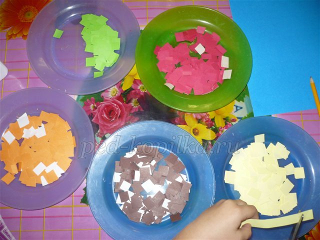 Аплікація на тему Осінь. Майстер-клас Аплікація на тему Осінь. Майстер-клас