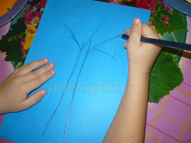 Аплікація на тему Осінь. Майстер-клас Аплікація на тему Осінь. Майстер-клас