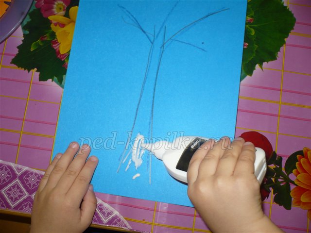 Аплікація на тему Осінь. Майстер-клас Аплікація на тему Осінь. Майстер-клас