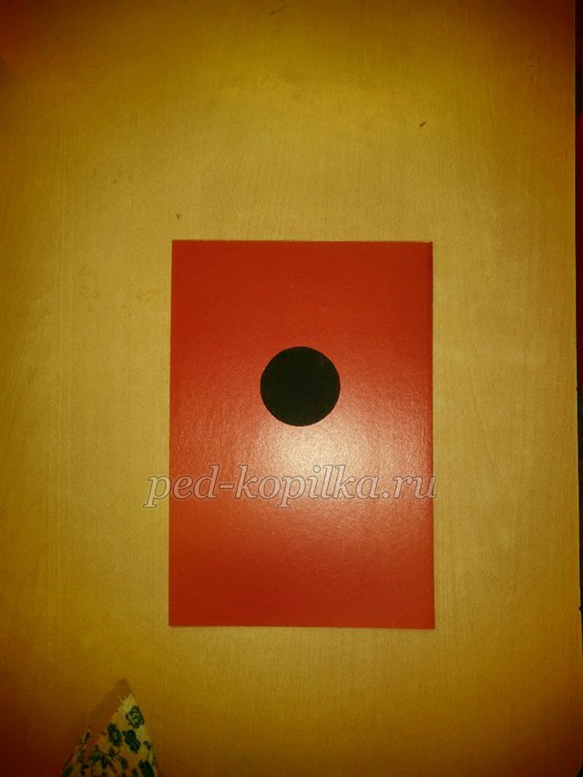 Соняшник. Аплікація з сухого листя Соняшник. Аплікація з сухого листя