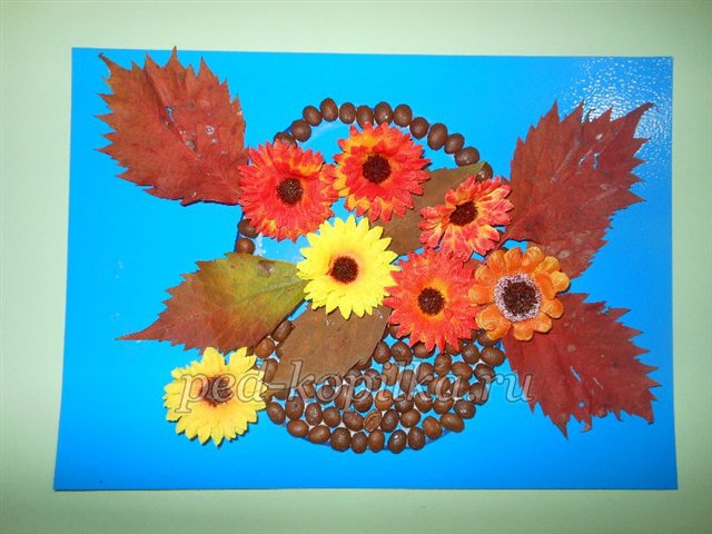 Майстер клас «Осіння композиція» виріб з непридатного матеріалу Майстер клас «Осіння композиція» виріб з непридатного матеріалу