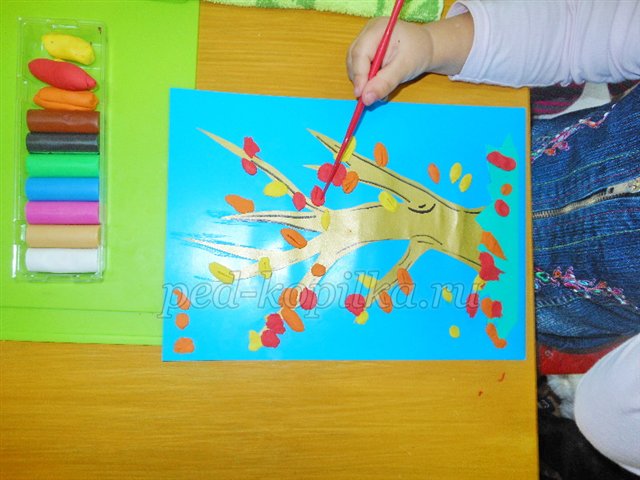 Виріб дерево восени Дрібничка дерево восени