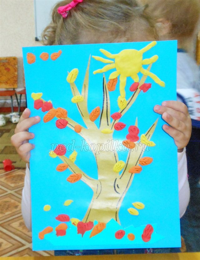 Виріб дерево восени Дрібничка дерево восени