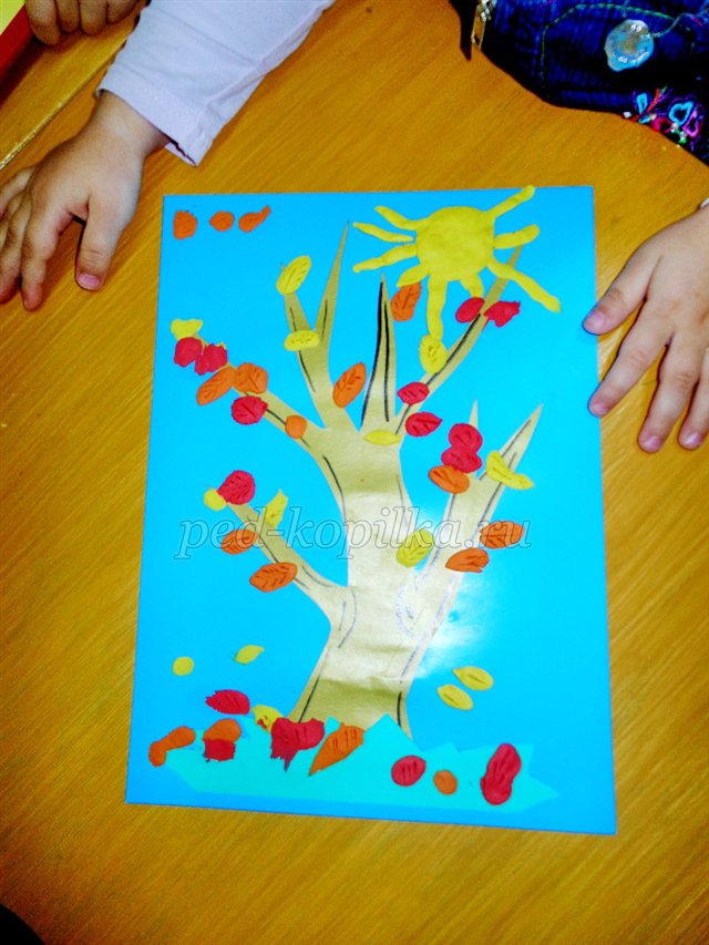 Виріб дерево восени Дрібничка дерево восени