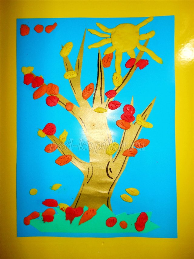 Виріб дерево восени Дрібничка дерево восени