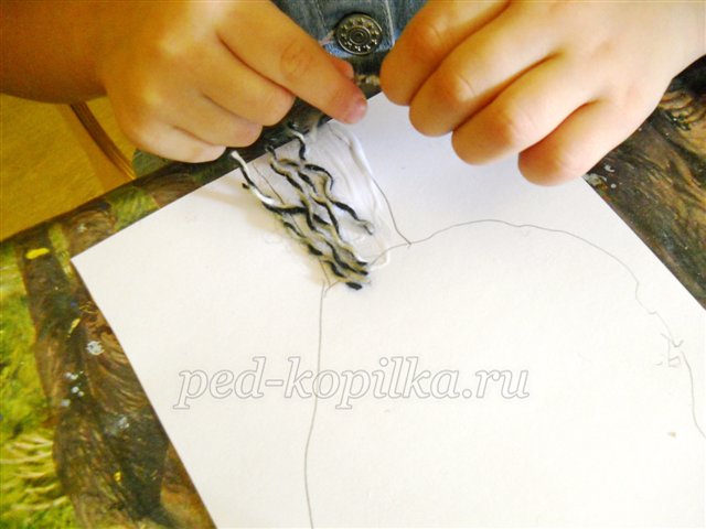 Аплікація з пряжі. Осіннє дерево. Майстер-клас Аплікація з пряжі. Осіннє дерево. Майстер-клас