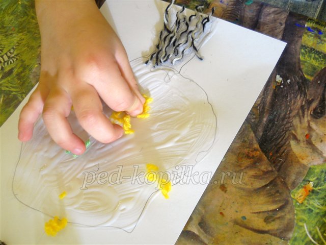 Аплікація з пряжі. Осіннє дерево. Майстер-клас Аплікація з пряжі. Осіннє дерево. Майстер-клас