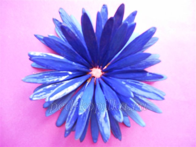 Поробка з природного матеріалу Букет жоржин