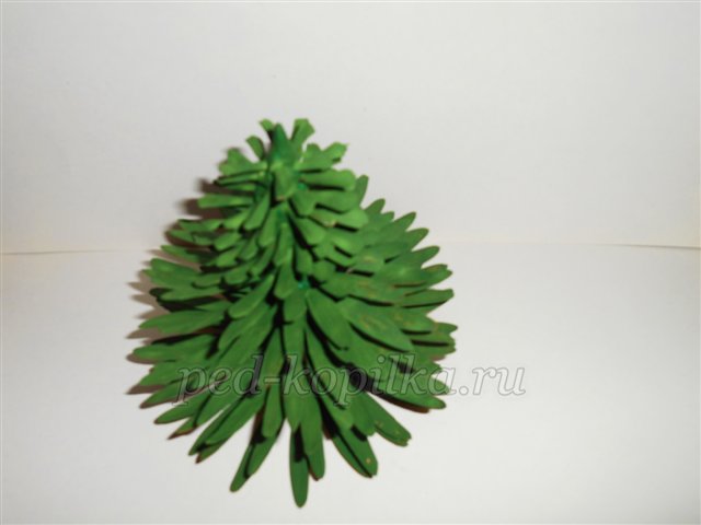 Поробка з природного матеріалу Букет жоржин