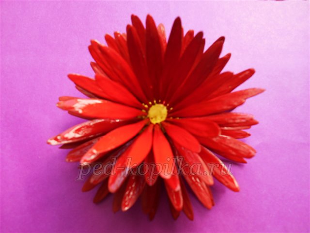 Поробка з природного матеріалу Букет жоржин