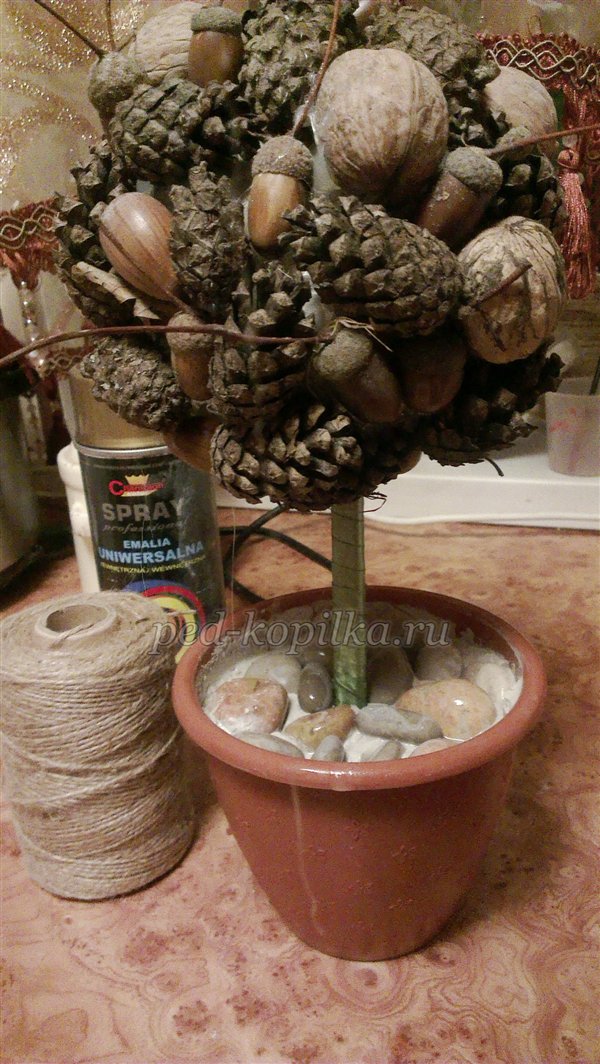 Осінній топіарі. Майстер-клас