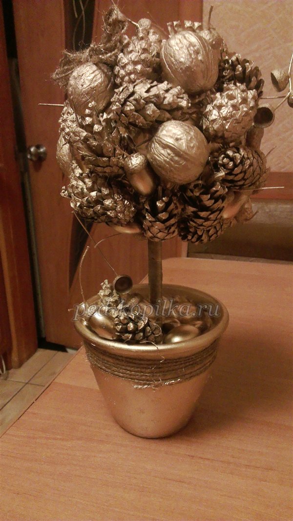 Осінній топіарі. Майстер-клас