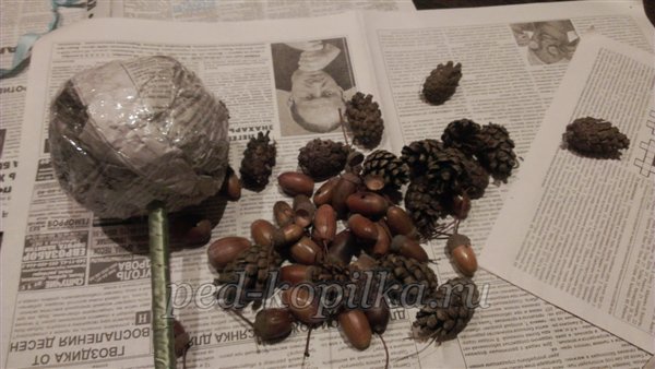 Осінній топіарі. Майстер-клас