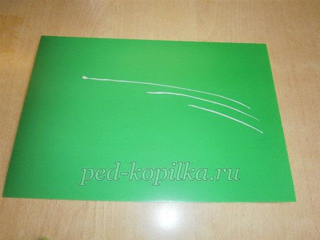 Аплікація з природних матеріалів на тему Осінь