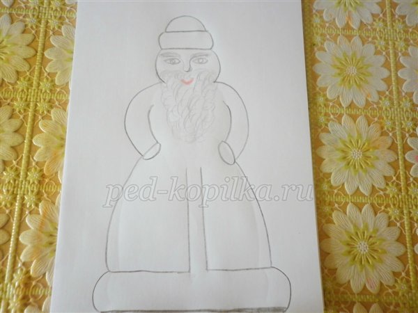 Малювання Діда Мороза Малювання Діда Мороза