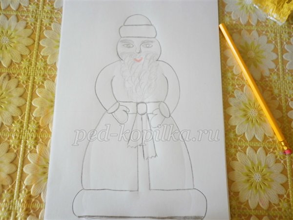 Малювання Діда Мороза