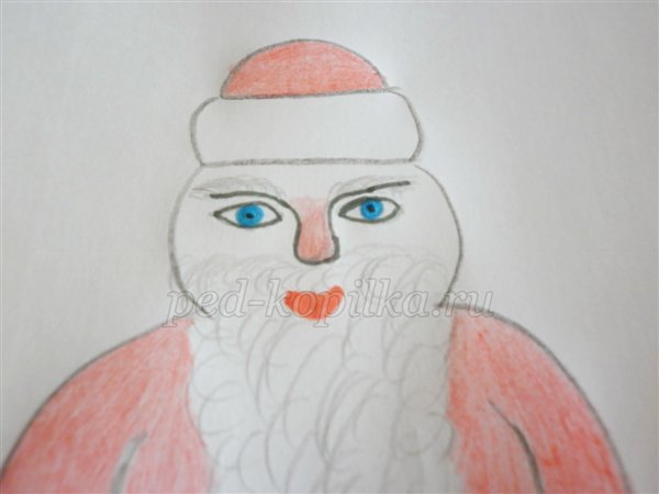 Малювання Діда Мороза