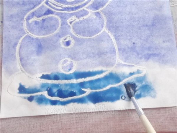 Майстер-клас з малювання. Сніговик Майстер-клас з малювання. Сніговик