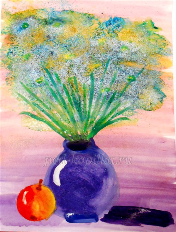 Нетрадиційна техніка малювання натюрморту Нетрадиційна техніка малювання натюрморту