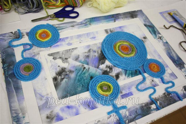 Зимовий колаж своїми руками. Майстер-клас Зимовий колаж своїми руками. Майстер-клас