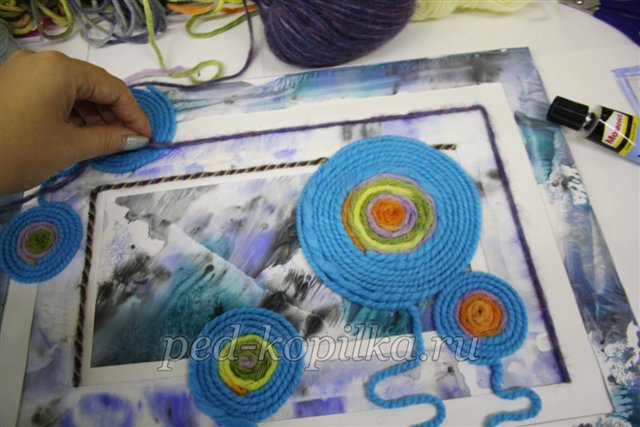 Зимовий колаж своїми руками. Майстер-клас Зимовий колаж своїми руками. Майстер-клас