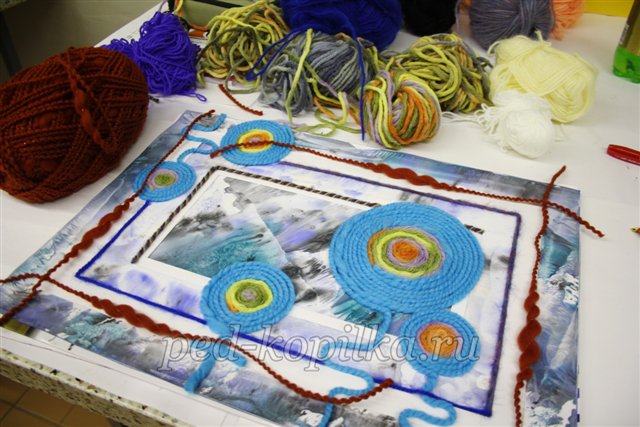 Зимовий колаж своїми руками. Майстер-клас Зимовий колаж своїми руками. Майстер-клас