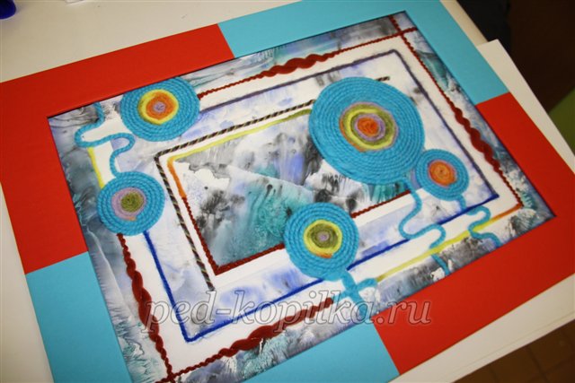 Зимовий колаж своїми руками. Майстер-клас Зимовий колаж своїми руками. Майстер-клас