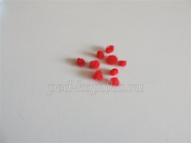 Картина з вовни Зимовий настрій. Майстер - клас