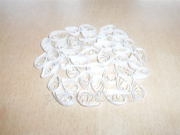 Сніжинка. Квіллінг. Майстер-клас