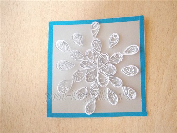 Сніжинка. Квіллінг. Майстер-клас Сніжинка. Квіллінг. Майстер-клас