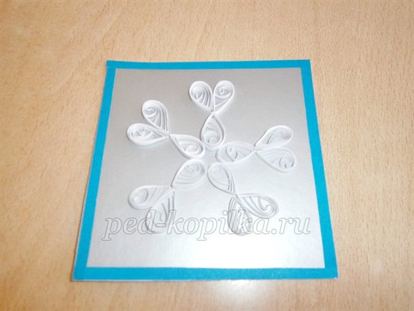 Сніжинка. Квіллінг. Майстер-клас Сніжинка. Квіллінг. Майстер-клас