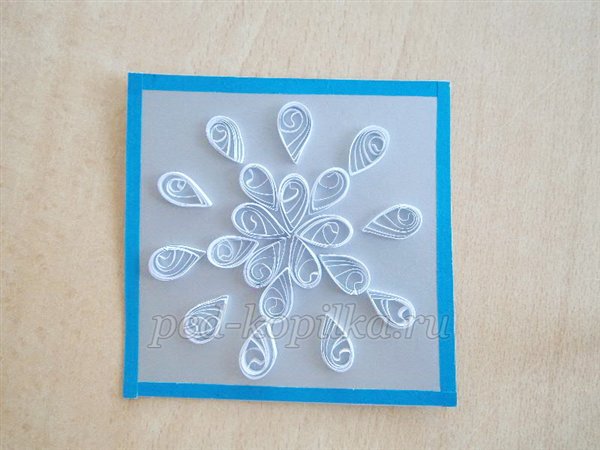 Сніжинка. Квіллінг. Майстер-клас Сніжинка. Квіллінг. Майстер-клас