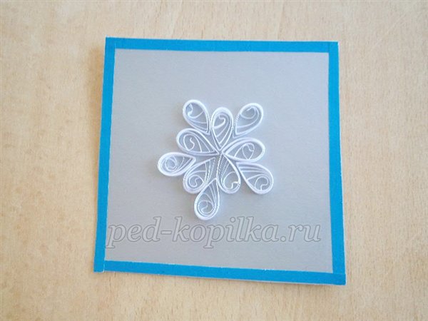 Сніжинка. Квіллінг. Майстер-клас Сніжинка. Квіллінг. Майстер-клас